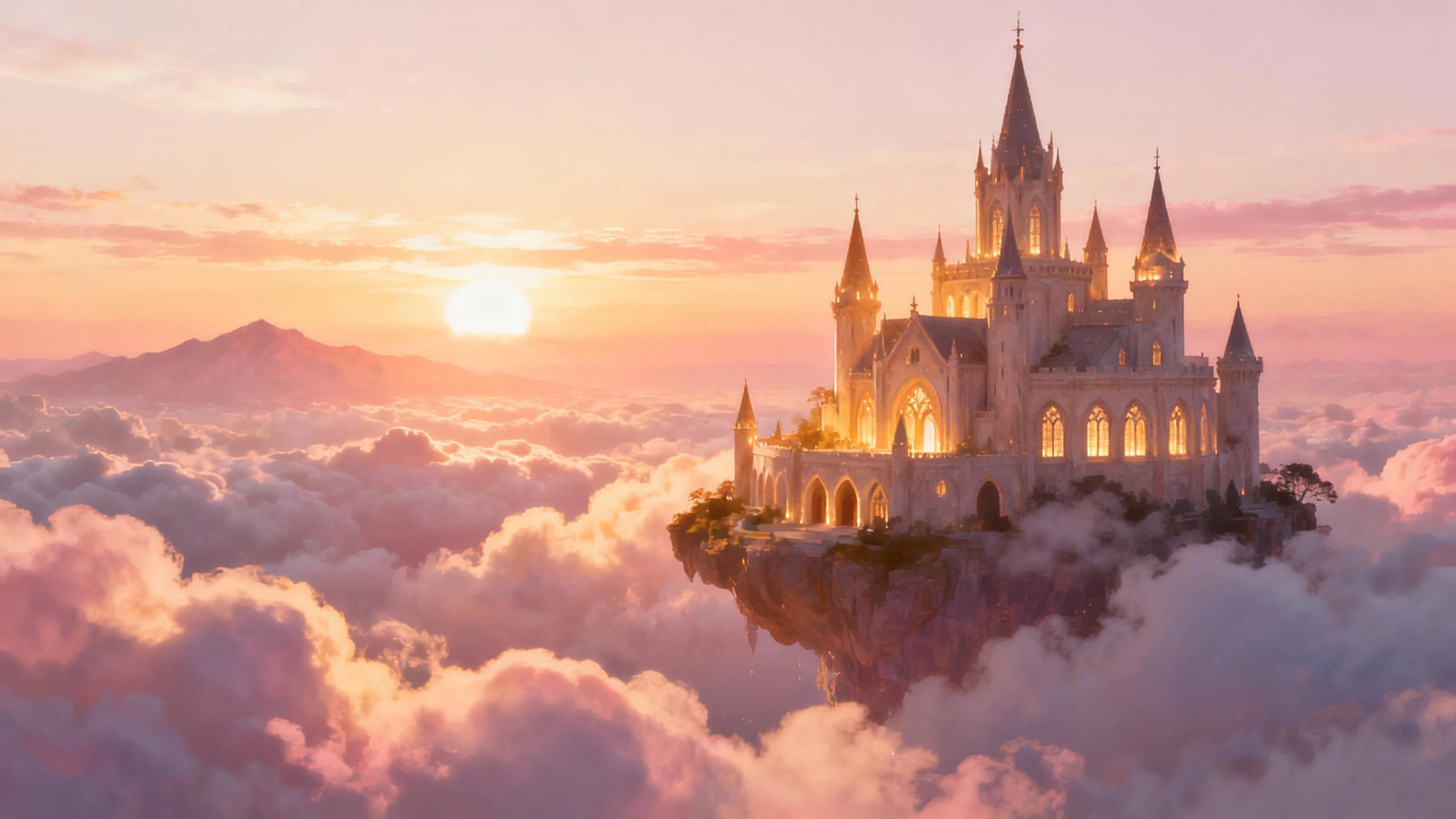 Fantasielandschaft - AI generated landschaft by AI Music Generator